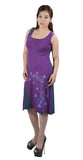Ladies Sleeveless Dress With Embroidery work. - TATTOPANI