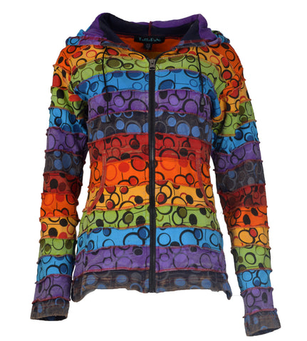 s Cardigan With Colorful Bubble Print (NO REFUND/ NO EXCHANGE) - craze-trade-limited