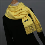 2020 women scarf soild winter cashmere scarves for ladies neck warm pashmina long shawl wraps bandana foulard female head hijab