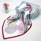 2020 New Brand Designer Silk Scarf 90*90cm Foulard Bandana Long Large Shawls Wraps Winter Neck Scarves Pashmina Lady Hijab