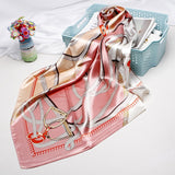 2020 New Brand Designer Silk Scarf 90*90cm Foulard Bandana Long Large Shawls Wraps Winter Neck Scarves Pashmina Lady Hijab