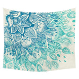 Blue Bohemian Indian Mandala Tapestry Hippie Wall Hanging Bedspread Dorm Home Decor - craze-trade-limited